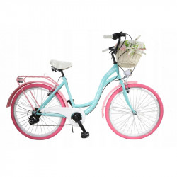 Dámsky retro bicykel 26" Lavida 7-prev...